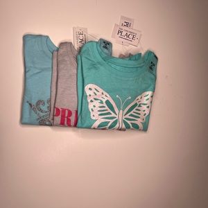 3 Children’s Place toddler girls 18-24 month long sleeve t-shirt